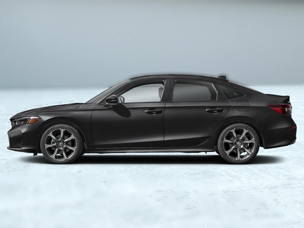 Honda Civic Sedan Hybrid Sport Touring CVT 2027 — side view