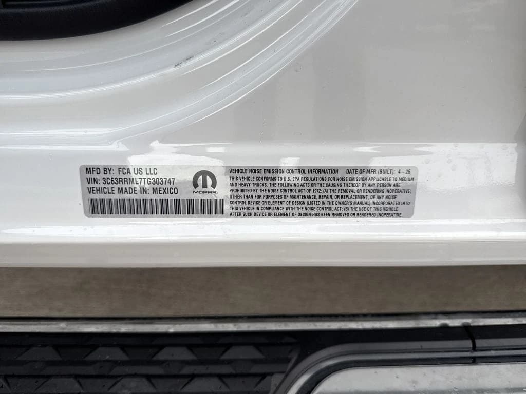 Ram 3500 Laramie 4x4 Mega Cab 6'4" Box 2026 — side view