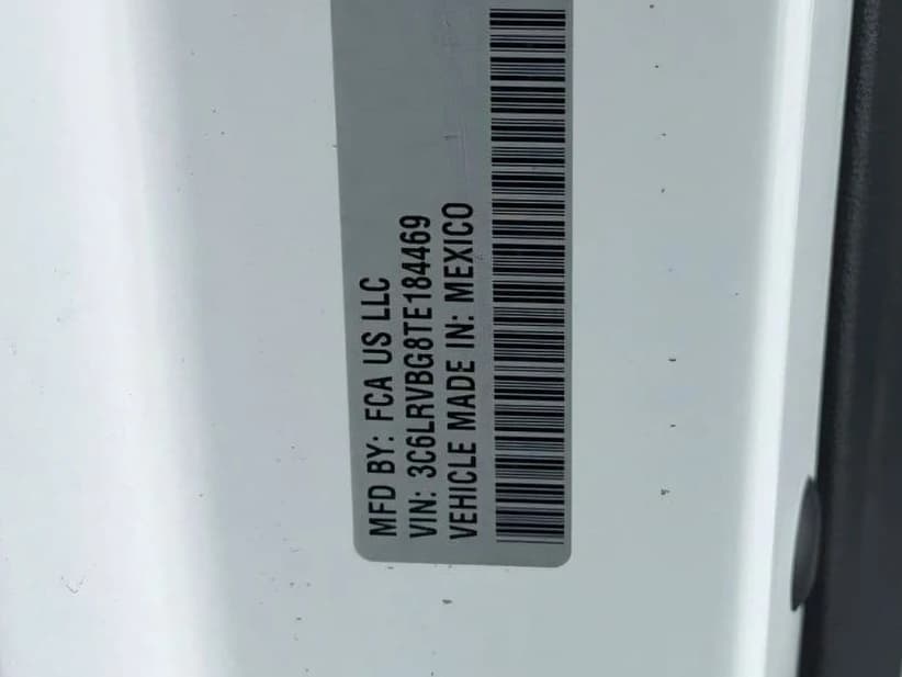 Ram ProMaster Cargo Van SLT 1500 High Roof 136" WB 2026 — side view