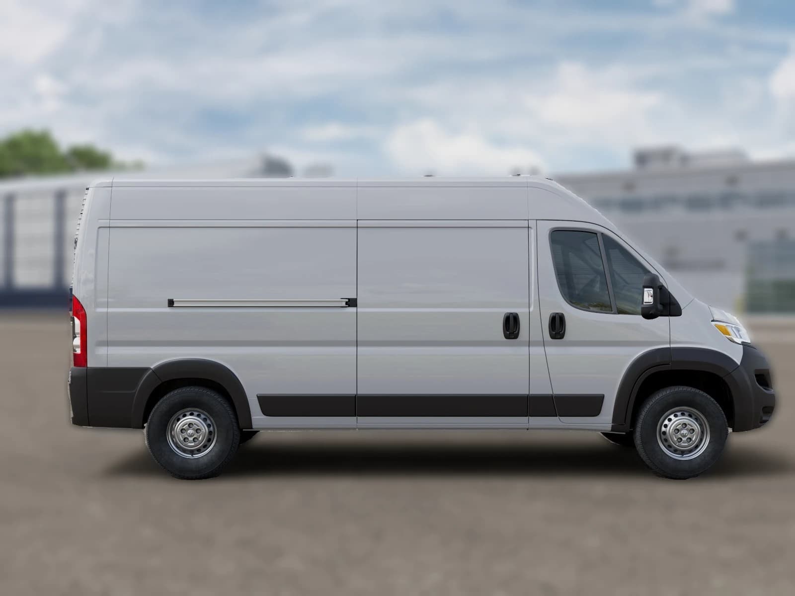 Ram ProMaster Cargo Van Tradesman 2500 High Roof 159" WB w/Pass Seat 2026 — side view