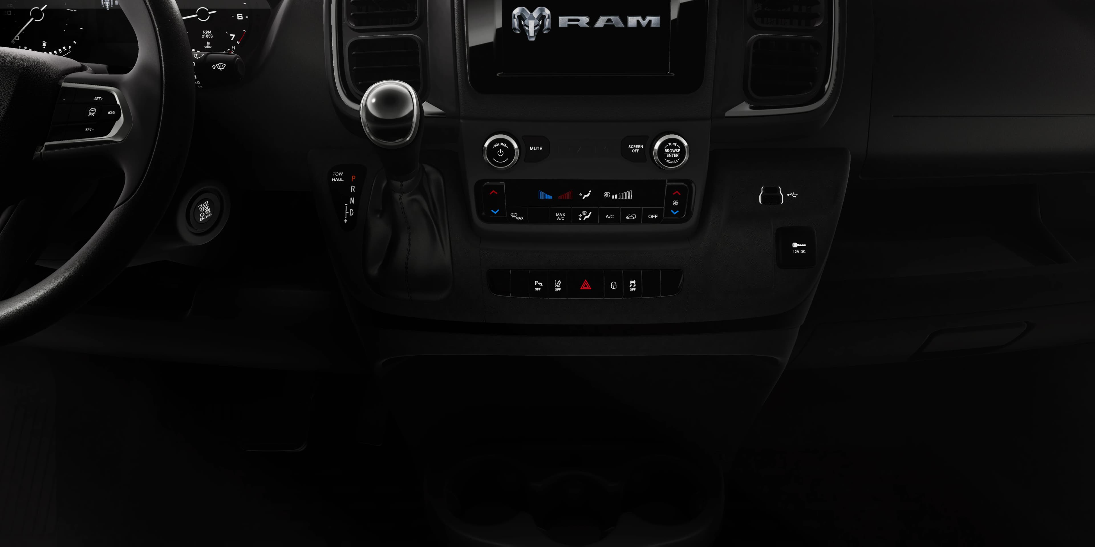 Ram ProMaster Cargo Van Tradesman 2500 High Roof 159" WB w/Pass Seat 2026 — side view