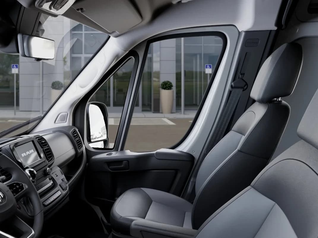 Ram ProMaster Cargo Van Tradesman 2500 High Roof 159" WB w/Pass Seat 2026 — side view
