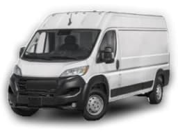 Ram ProMaster Cargo Van Tradesman 2500 High Roof 159" WB w/Pass Seat 2026 — side view