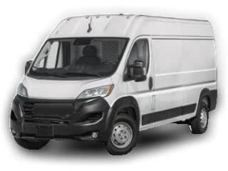 Ram ProMaster Cargo Van Tradesman 2500 High Roof 159" WB w/Pass Seat 2026 — side view
