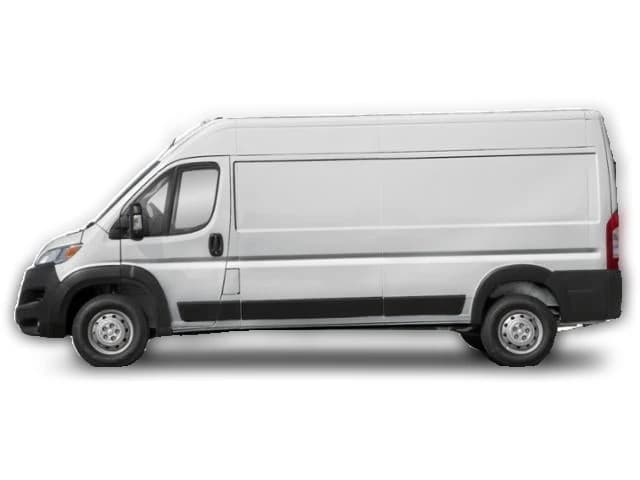 Ram ProMaster Cargo Van Tradesman 2500 High Roof 159" WB w/Pass Seat 2026 — side view