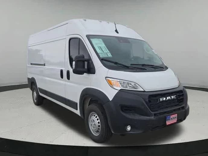 Ram ProMaster Cargo Van Tradesman 2500 High Roof 159" WB w/Pass Seat 2026 — side view