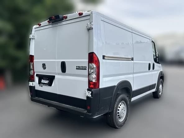 Ram ProMaster Cargo Van Tradesman 1500 Low Roof 118" WB w/Pass Seat 2026 — side view
