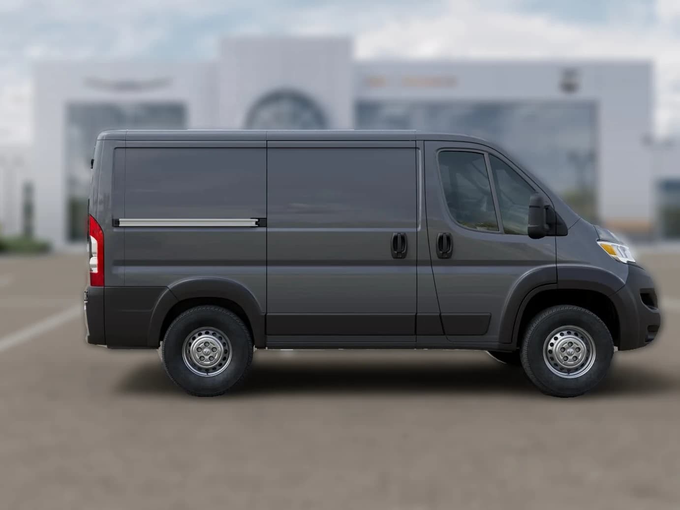 Ram ProMaster Cargo Van Tradesman 1500 Low Roof 118" WB w/Pass Seat 2026 — side view