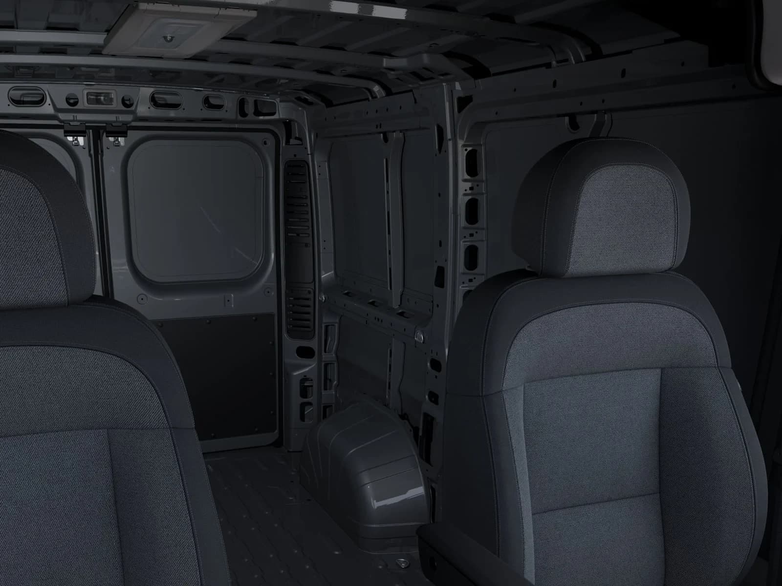Ram ProMaster Cargo Van Tradesman 1500 Low Roof 118" WB w/Pass Seat 2026 — side view