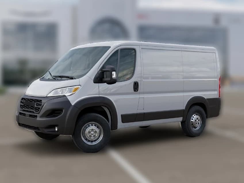 Ram ProMaster Cargo Van Tradesman 1500 Low Roof 118" WB w/Pass Seat 2026 — side view