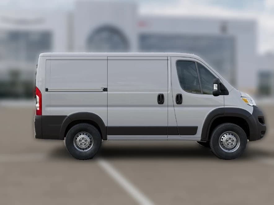Ram ProMaster Cargo Van Tradesman 1500 Low Roof 118" WB w/Pass Seat 2026 — side view