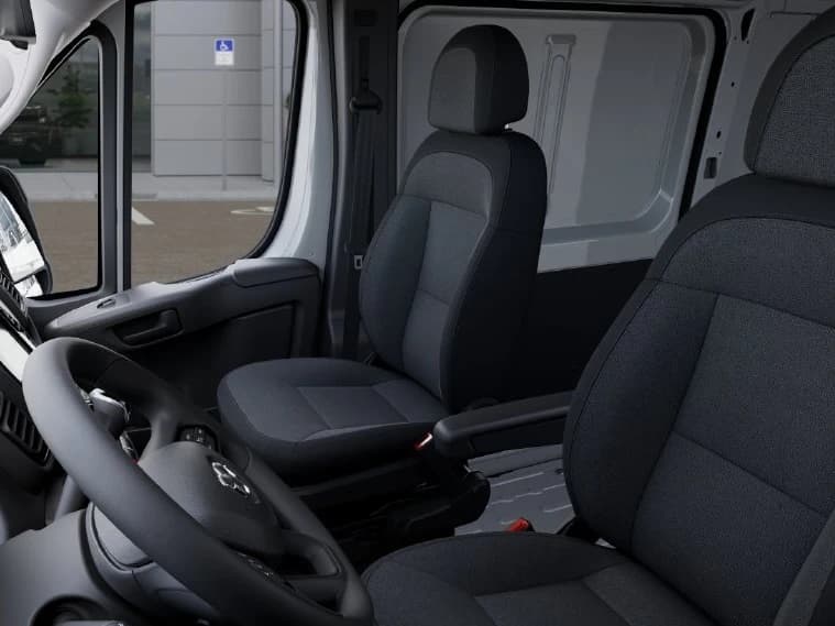 Ram ProMaster Cargo Van Tradesman 1500 Low Roof 118" WB w/Pass Seat 2026 — side view