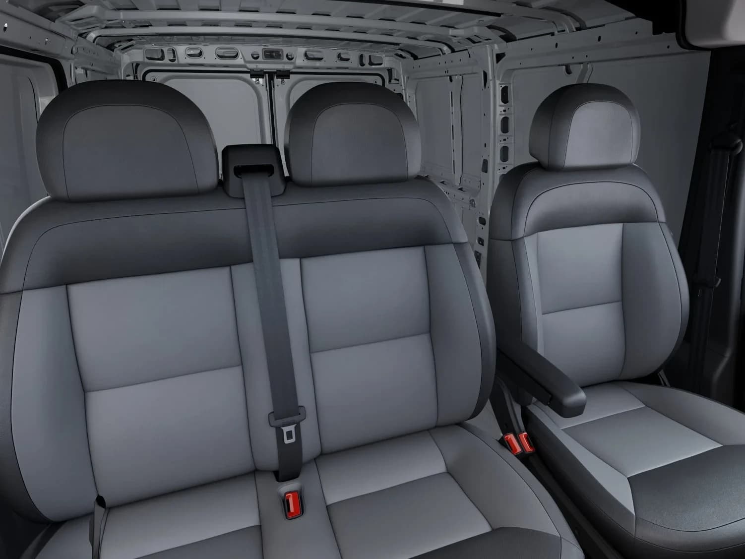 Ram ProMaster Cargo Van Tradesman 1500 Low Roof 118" WB w/Pass Seat 2026 — side view