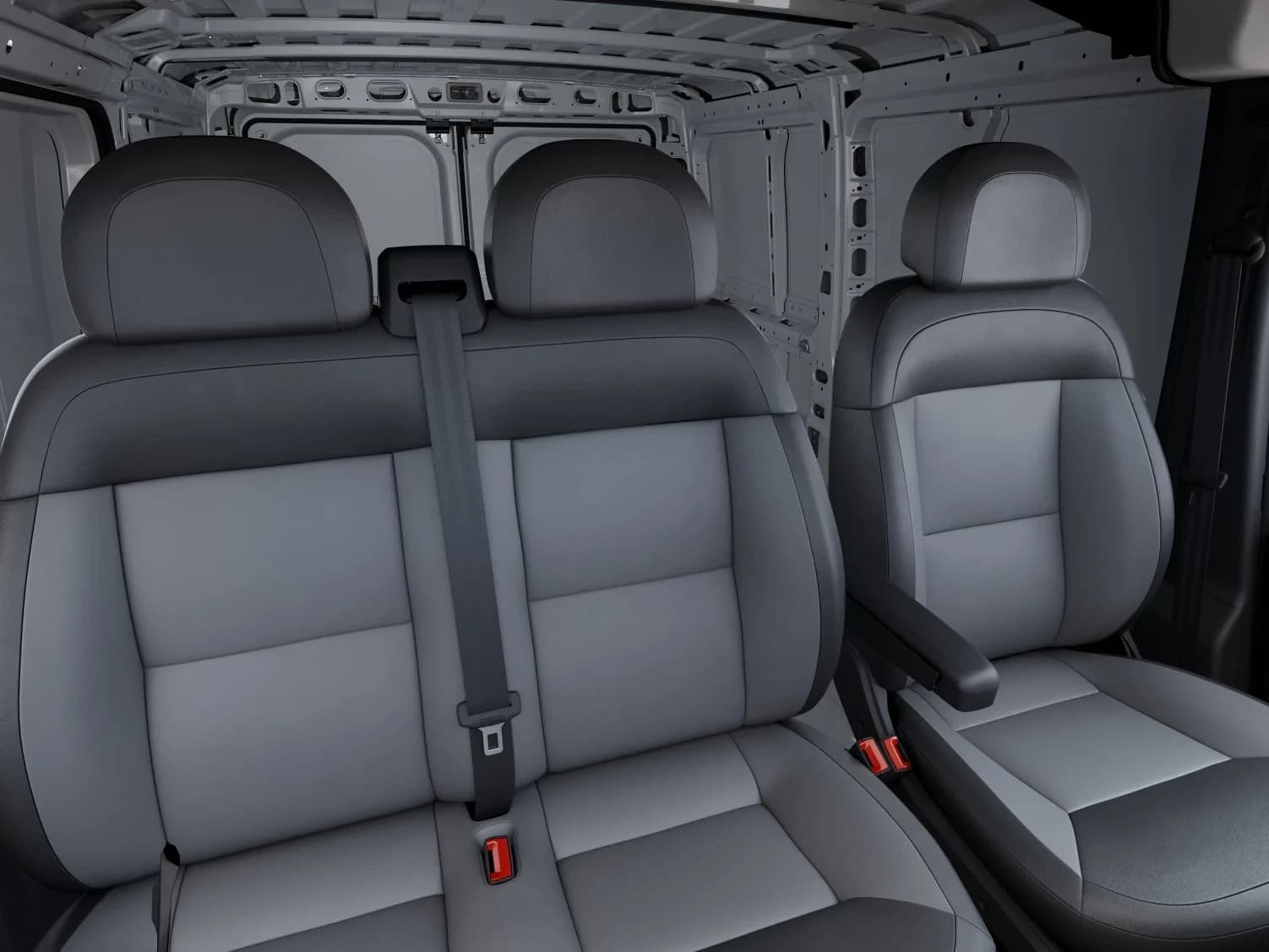 Ram ProMaster Cargo Van Tradesman 1500 Low Roof 118" WB w/Pass Seat 2026 — side view