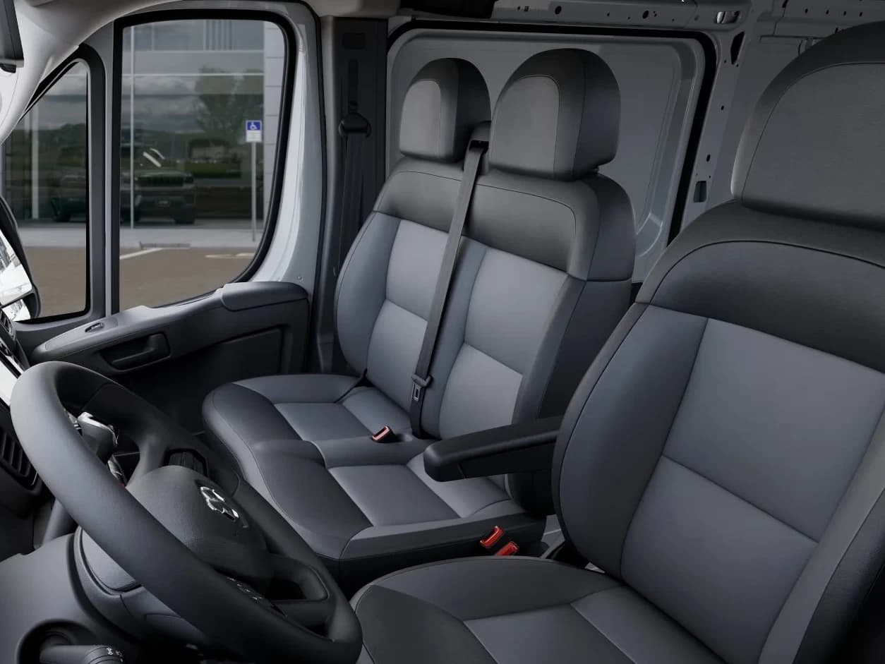 Ram ProMaster Cargo Van Tradesman 1500 Low Roof 118" WB w/Pass Seat 2026 — side view