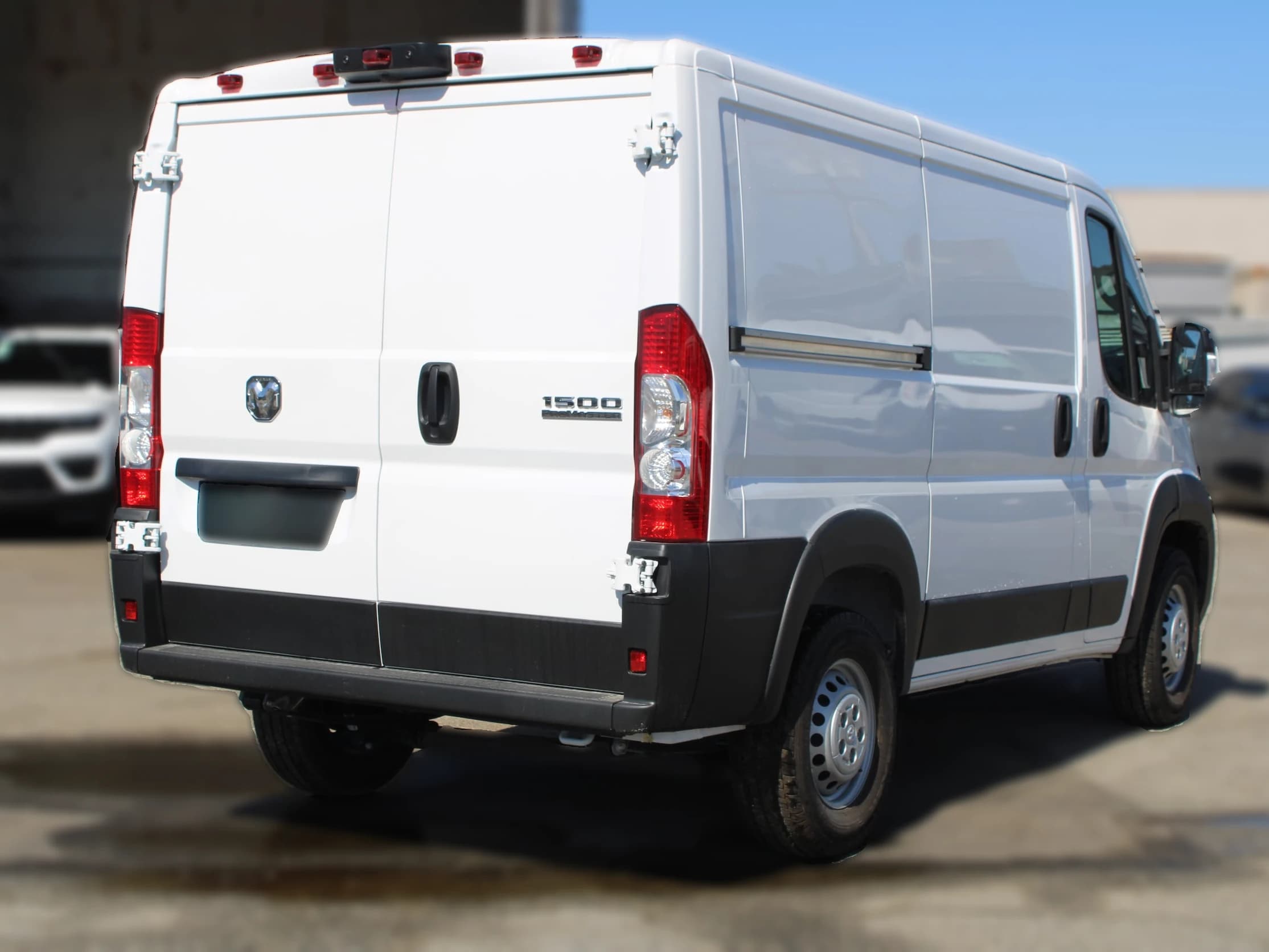Ram ProMaster Cargo Van Tradesman 1500 Low Roof 118" WB w/Pass Seat 2026 — side view