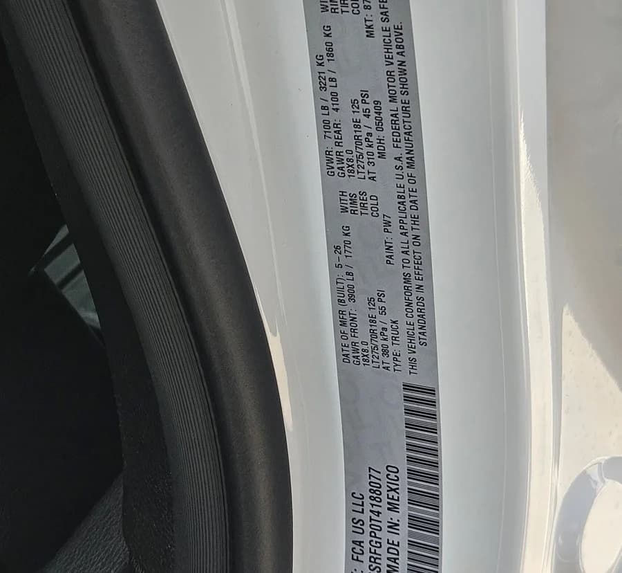 Ram 1500 Warlock 4x4 Crew Cab 5'7" Box 2026 — side view
