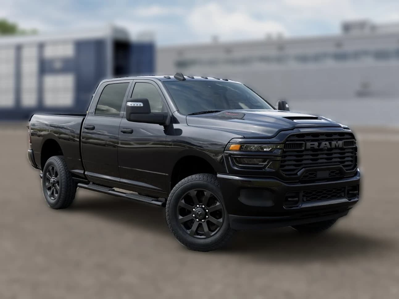 Ram 2500 Black Express 4x4 Crew Cab 6'4" Box 2027 — side view