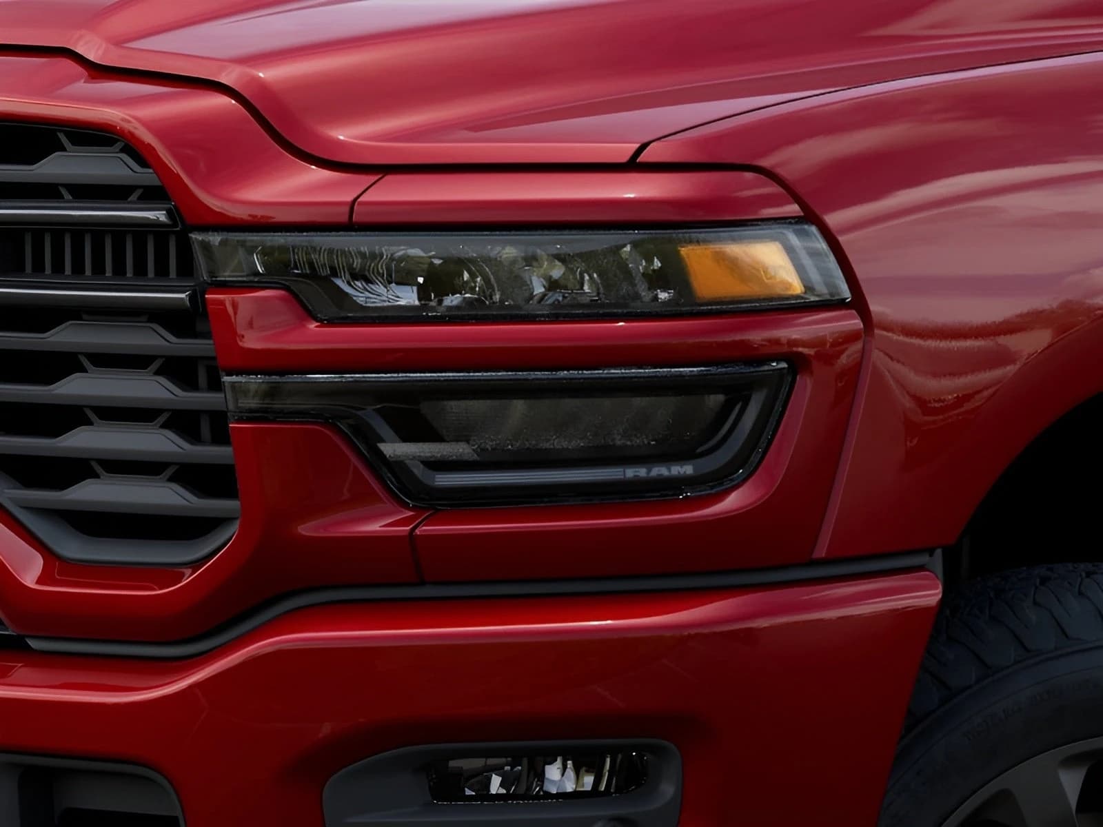 Ram 2500 Black Express 4x4 Crew Cab 6'4" Box 2027 — side view