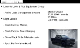 Ram 2500 Laramie 4x4 Crew Cab 6'4" Box 2026 — side view