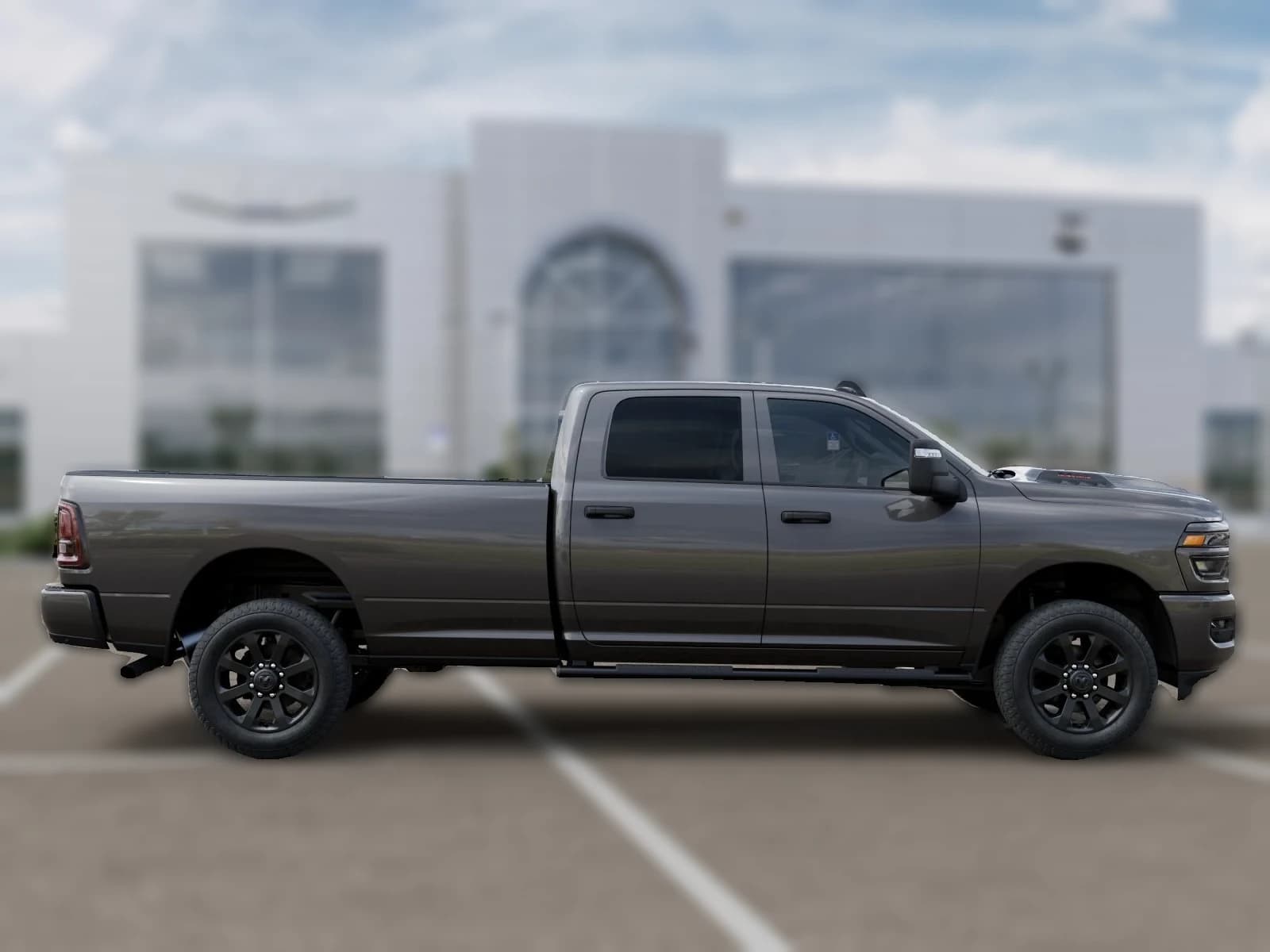Ram 2500 Black Express 4x4 Crew Cab 8' Box 2027 — side view