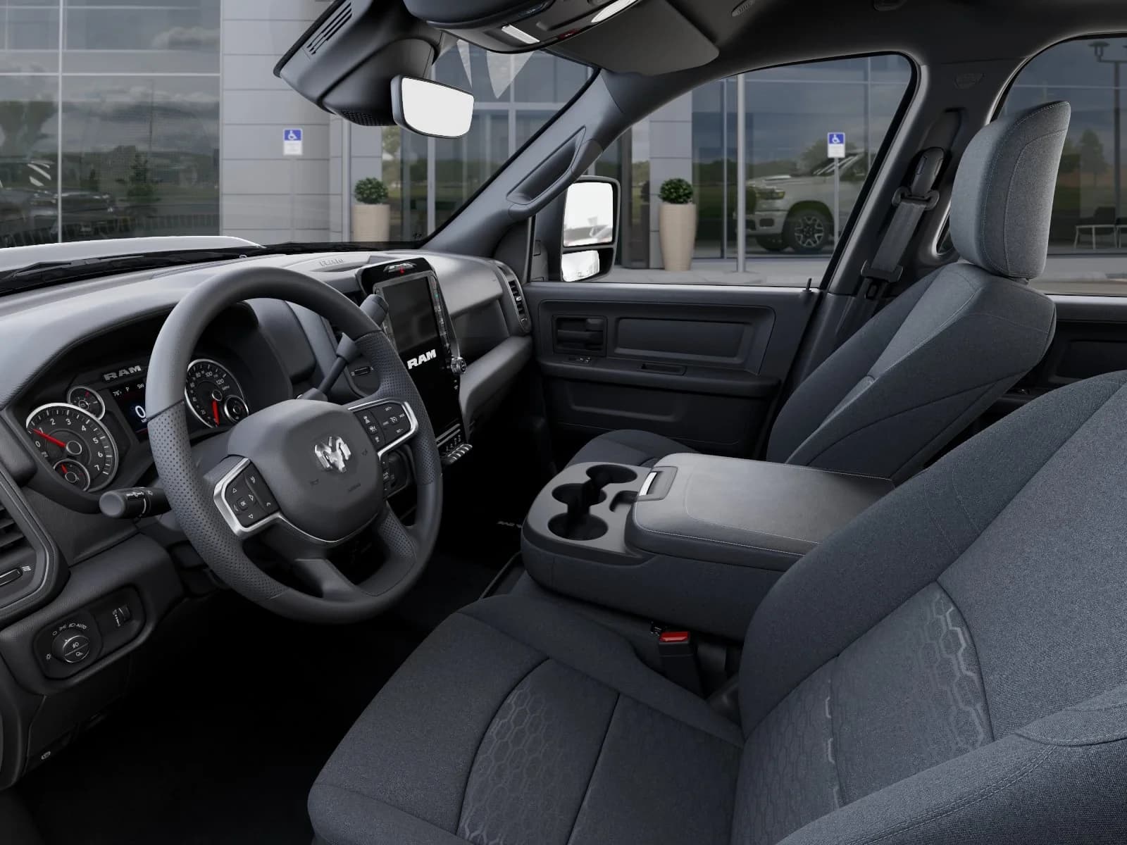 Ram 2500 Black Express 4x4 Crew Cab 8' Box 2027 — side view