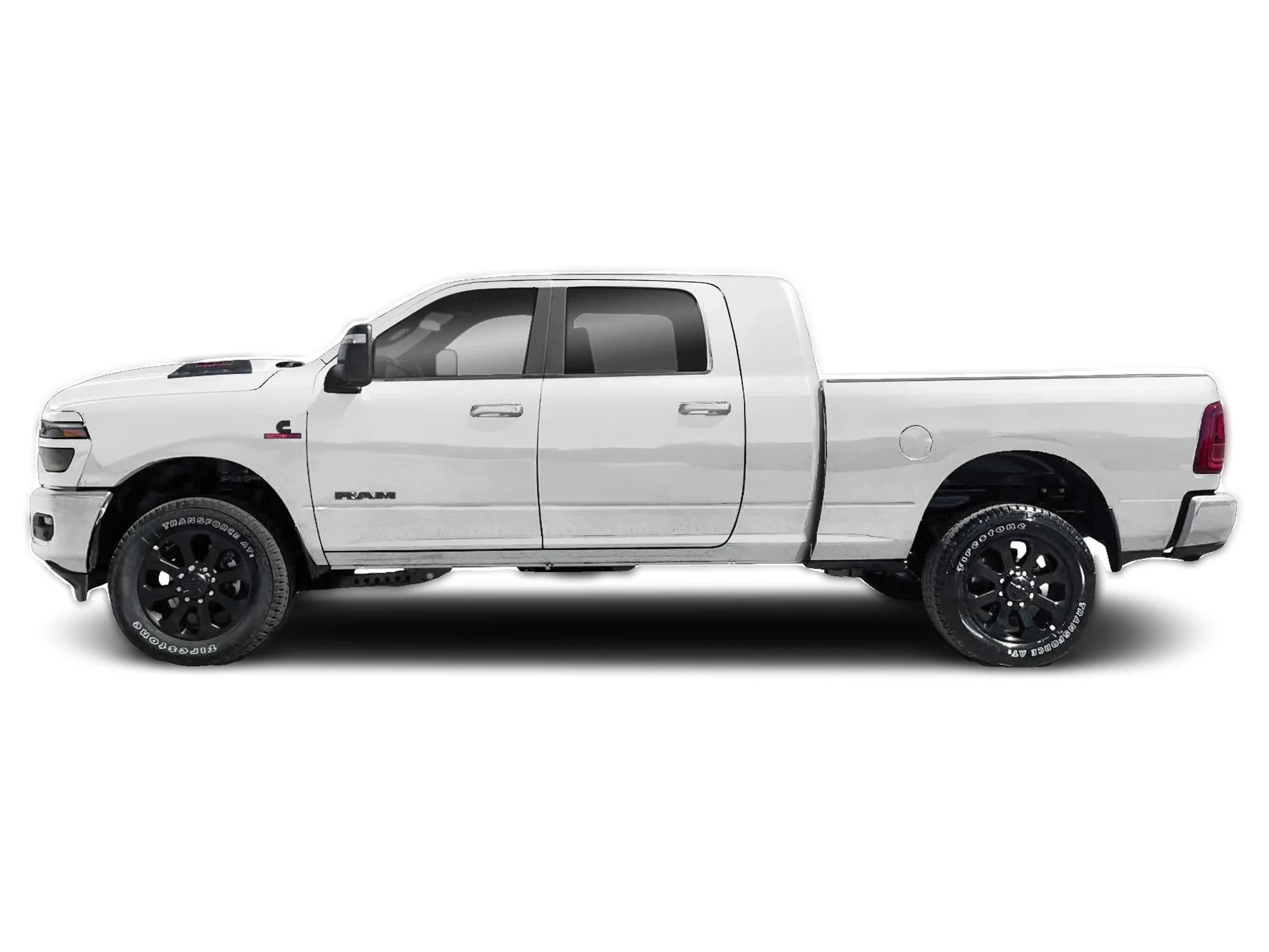 Ram 2500 Laramie 4x4 Mega Cab 6'4" Box 2027 — side view