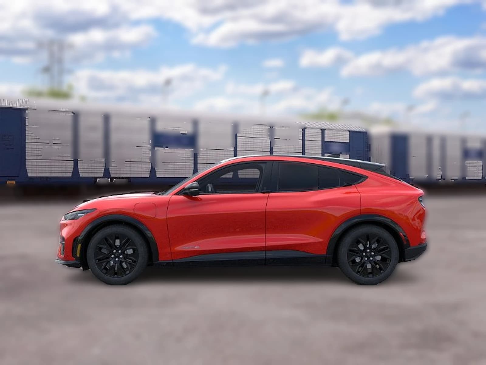 Ford Mustang Mach-E Premium AWD 2026 — side view