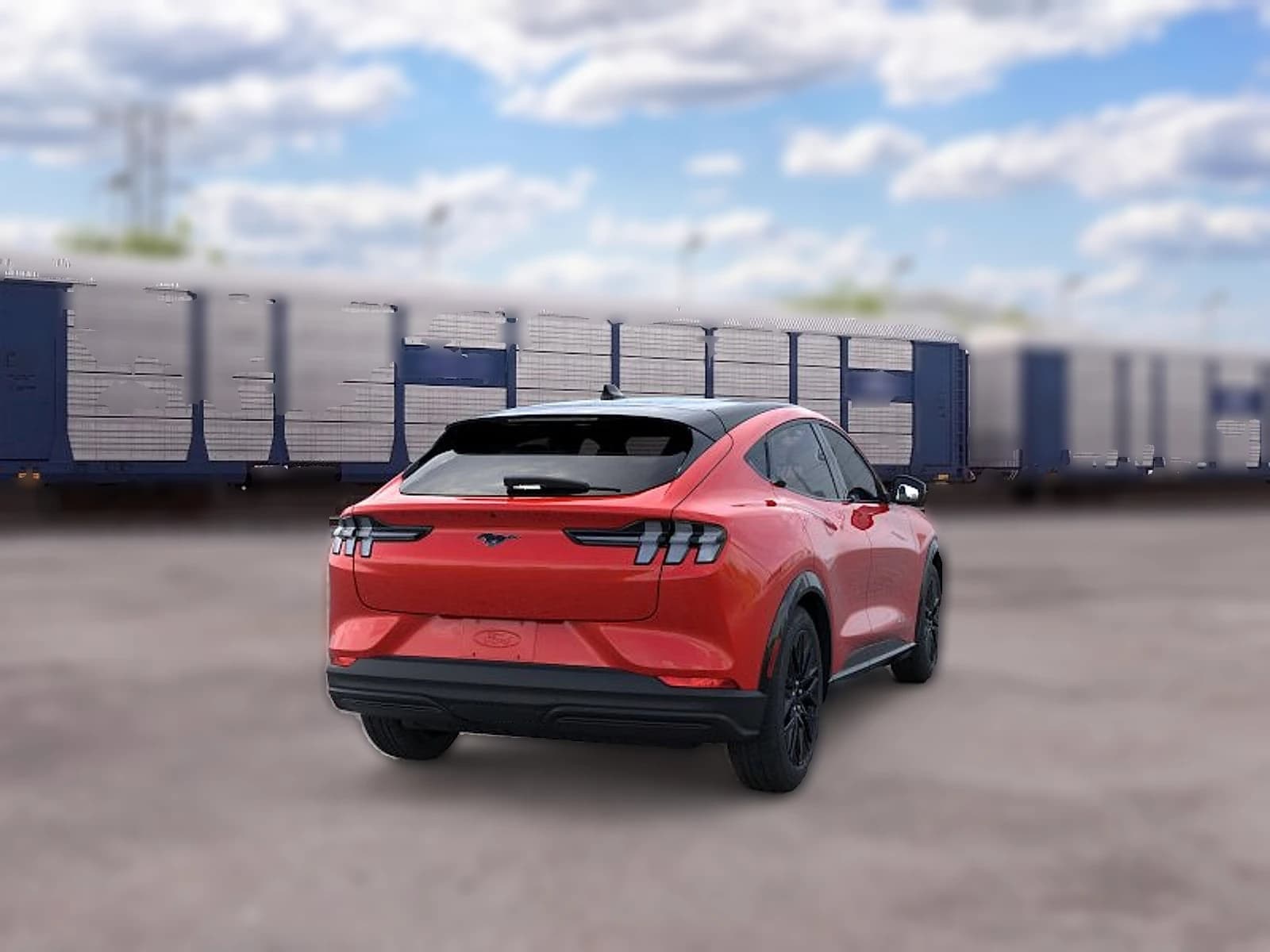 Ford Mustang Mach-E Premium AWD 2026 — side view