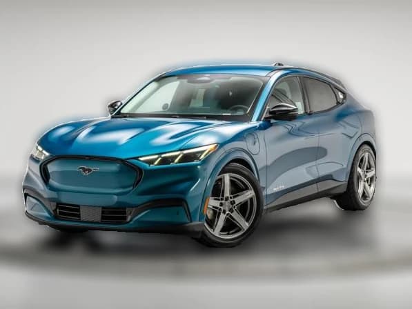 Ford Mustang Mach-E Premium AWD 2026 — side view