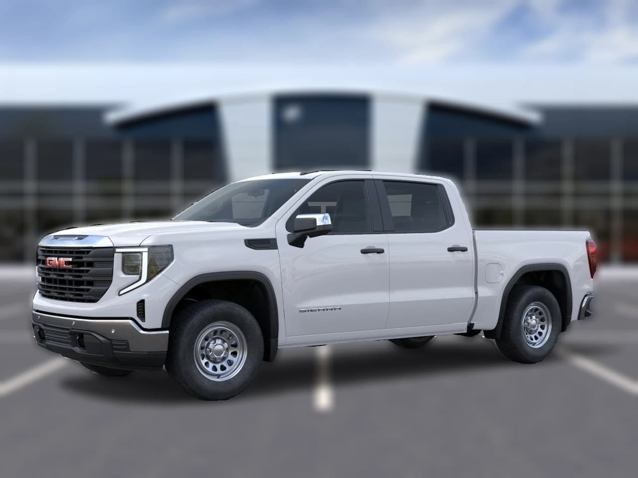 GMC Sierra 1500 Pro 2WD Crew Cab 147" 2026 — side view