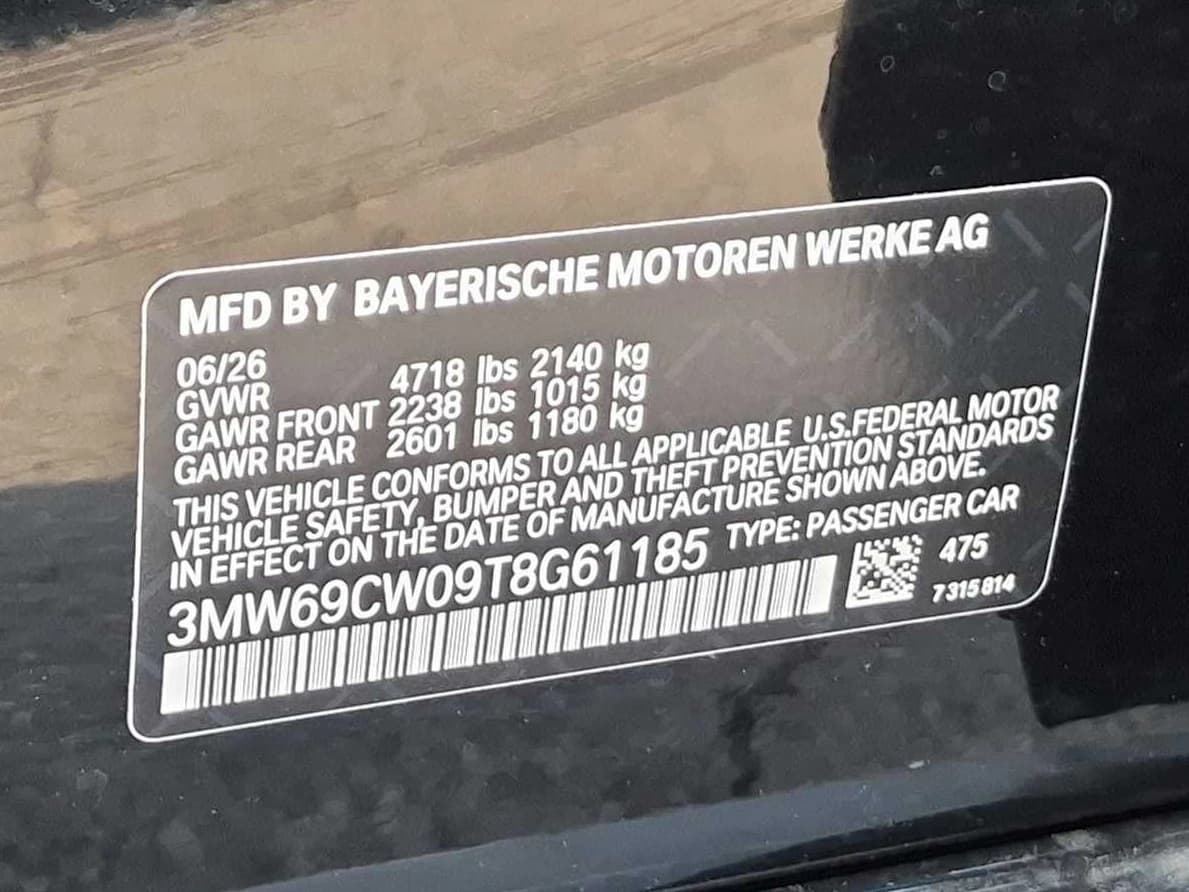 BMW 3 Series 330i NA Sedan 2026 — side view