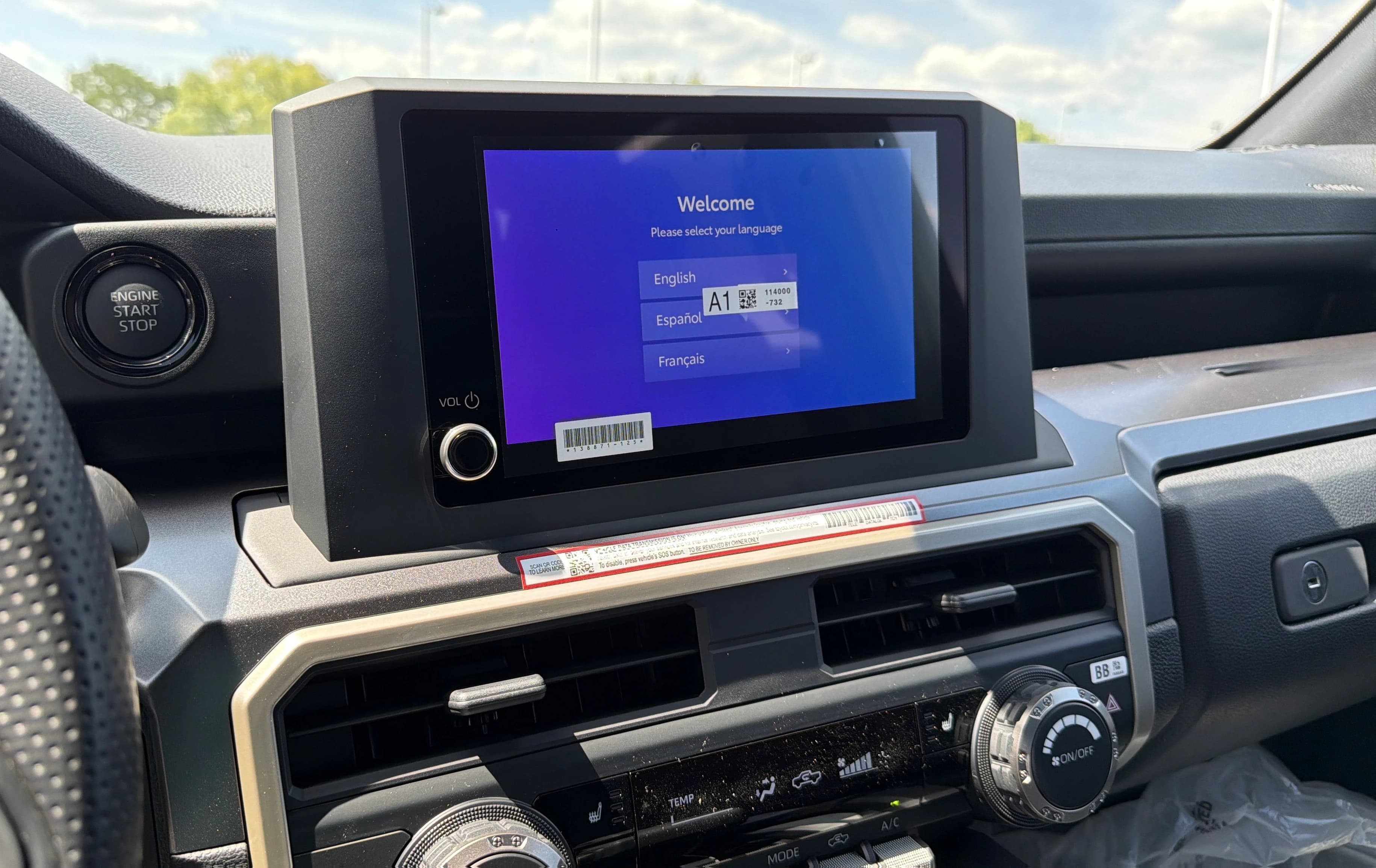 Toyota Tacoma 4WD SR5 Double Cab 5' Bed AT (Natl) 2026 — side view