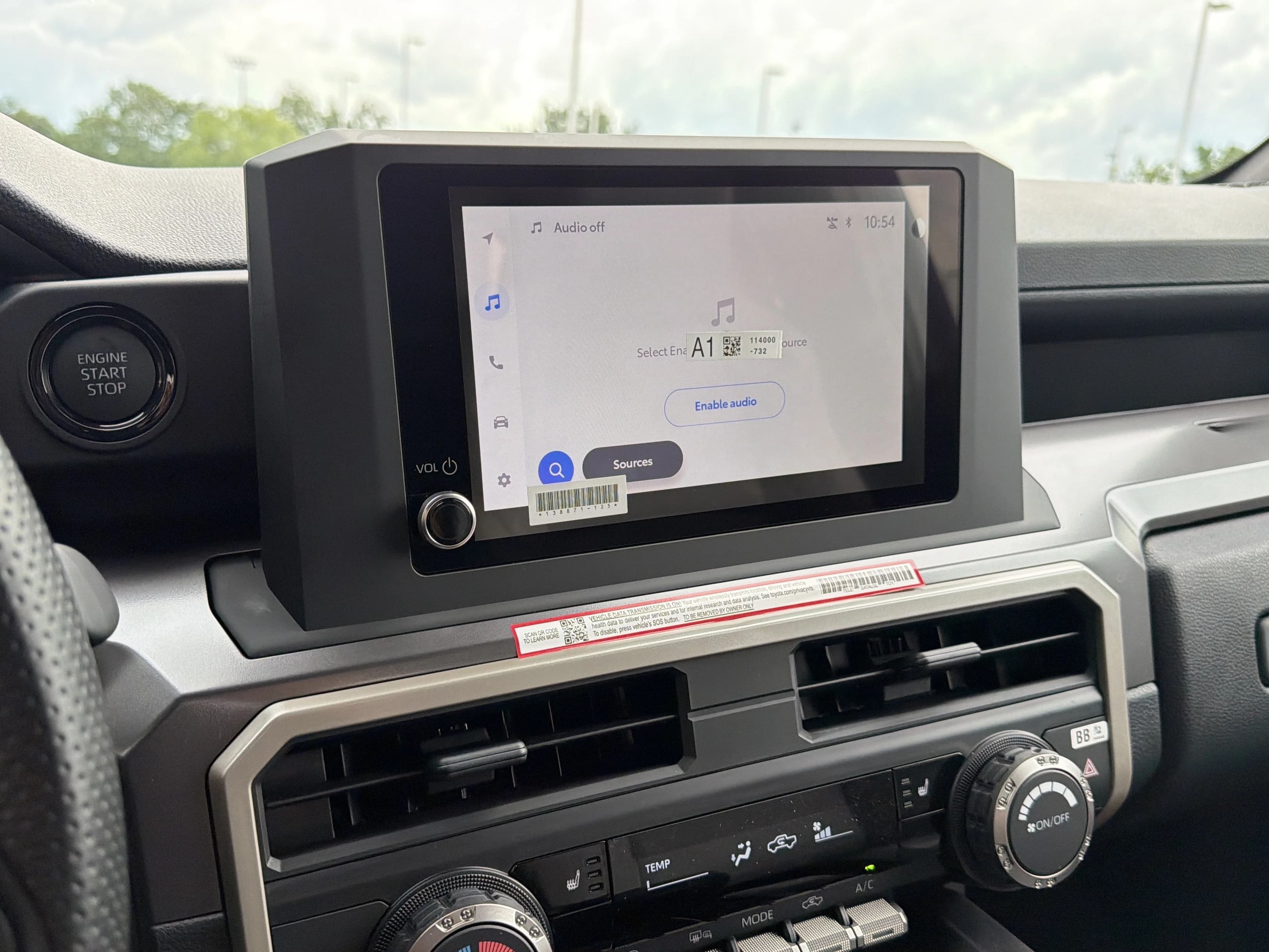 Toyota Tacoma 4WD SR5 Double Cab 5' Bed AT (Natl) 2026 — side view