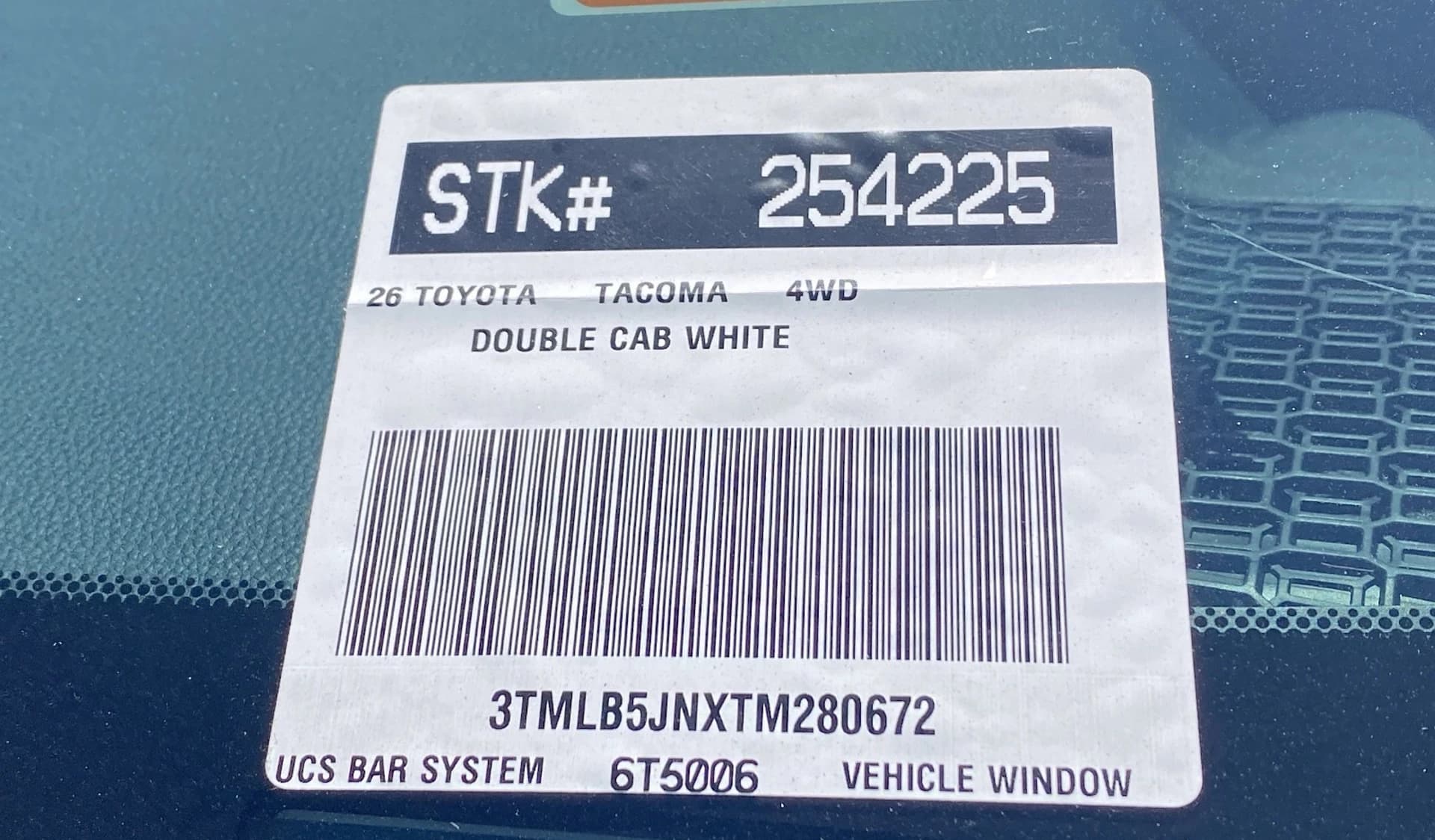 Toyota Tacoma 4WD SR5 Double Cab 5' Bed AT (Natl) 2026 — side view