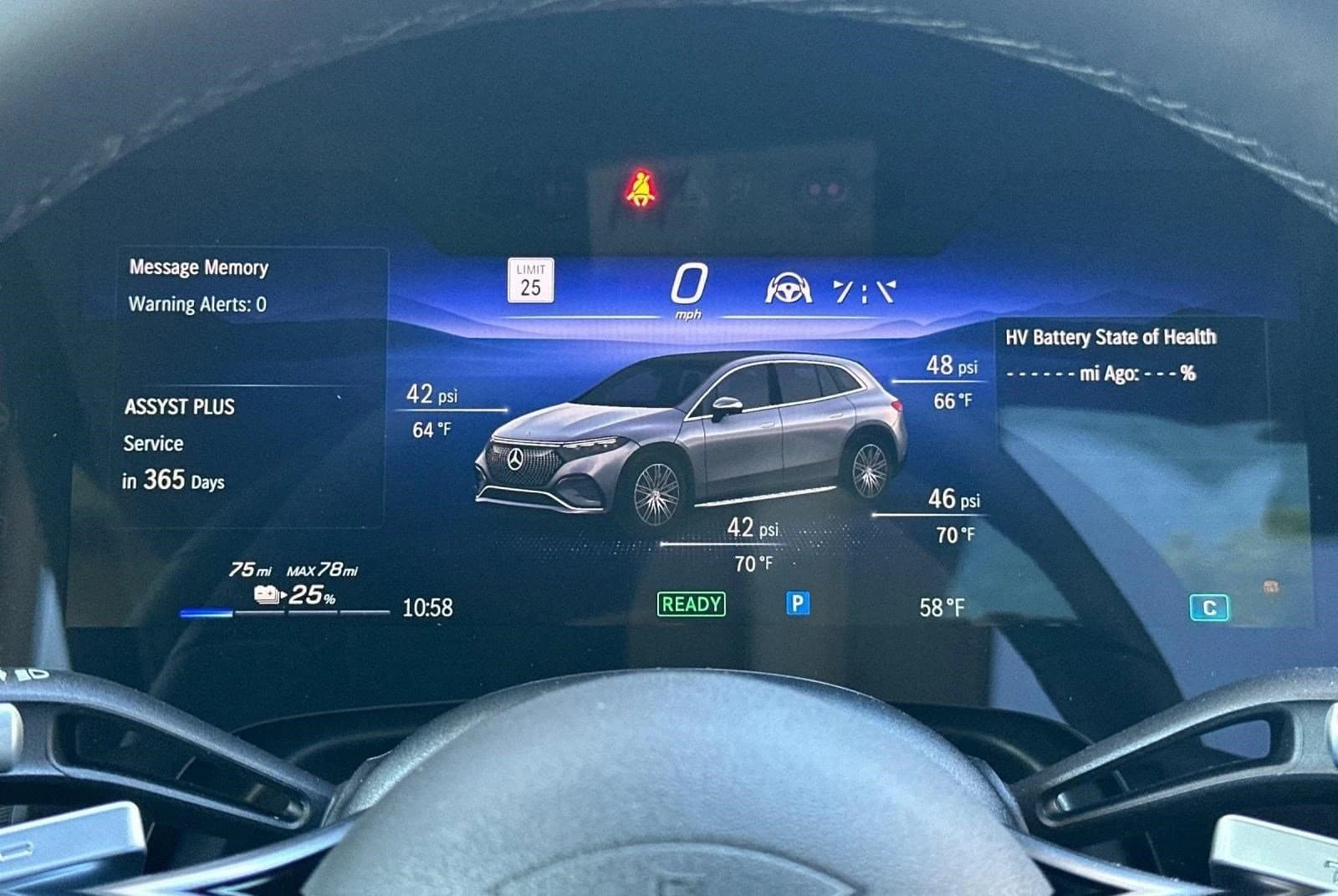 Mercedes-Benz EQS EQS 400 4MATIC SUV 2026 — side view