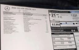 Mercedes-Benz GLS GLS 450 4MATIC SUV 2026 — side view
