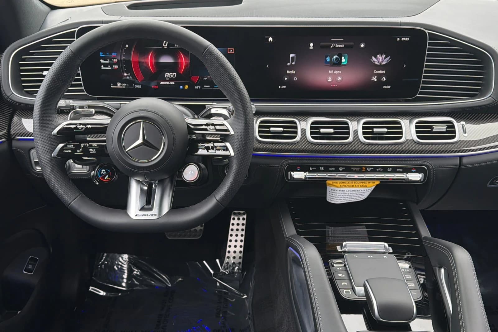 Mercedes-Benz GLS AMG GLS 63 4MATIC+ SUV 2026 — side view
