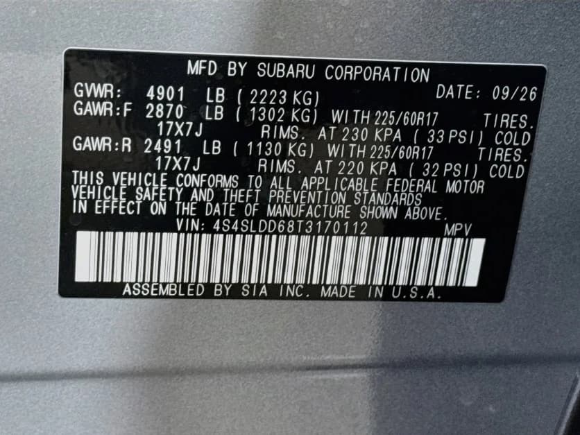 Subaru Forester Premium AWD 2026 — side view