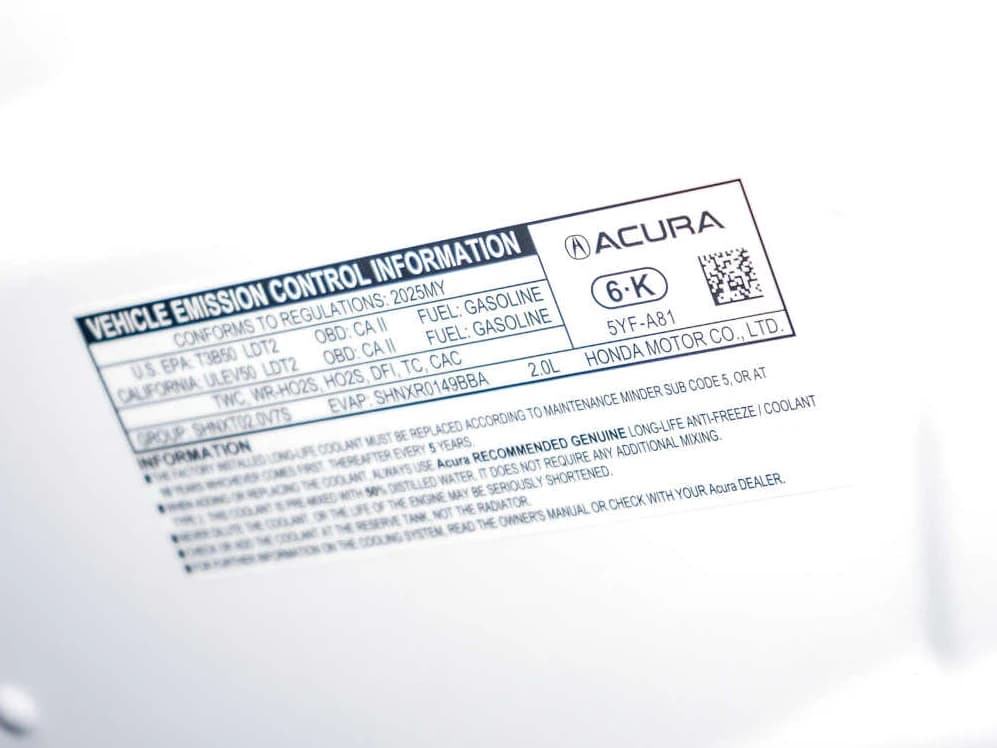 Acura RDX w/Advance Package SH-AWD 2026 — side view