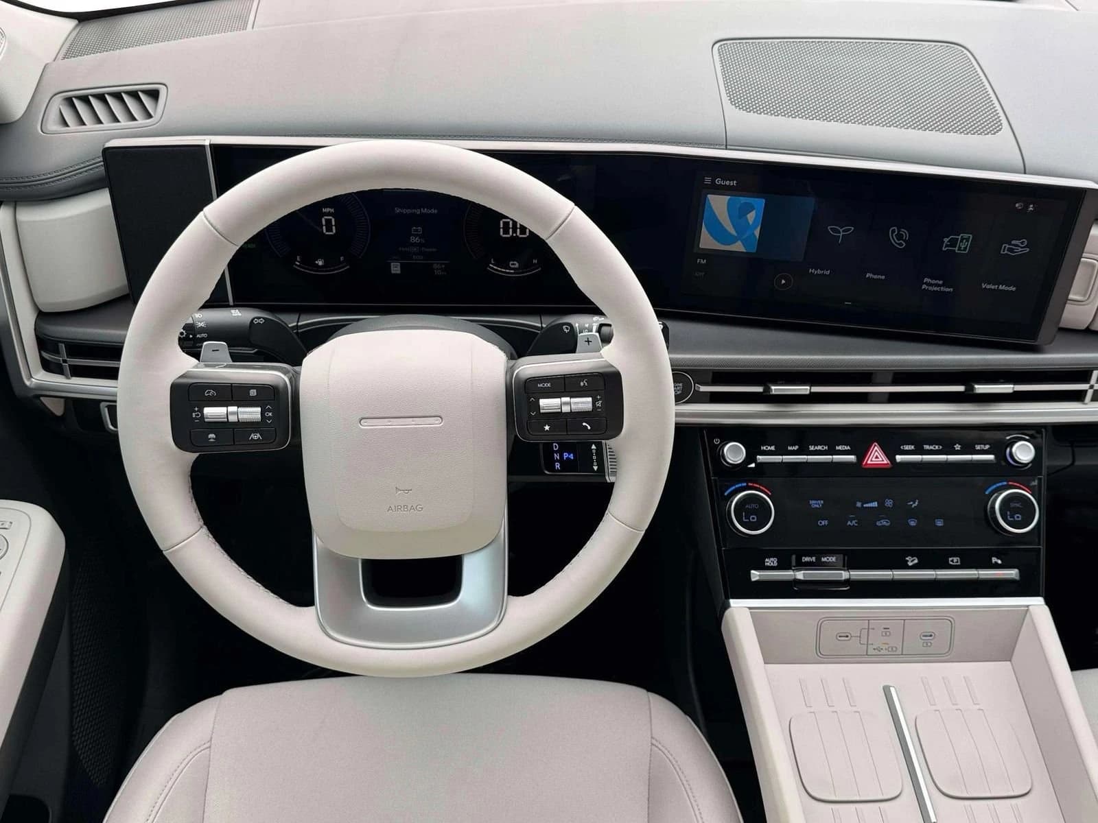 Hyundai Santa Fe Hybrid SE FWD 2026 — side view