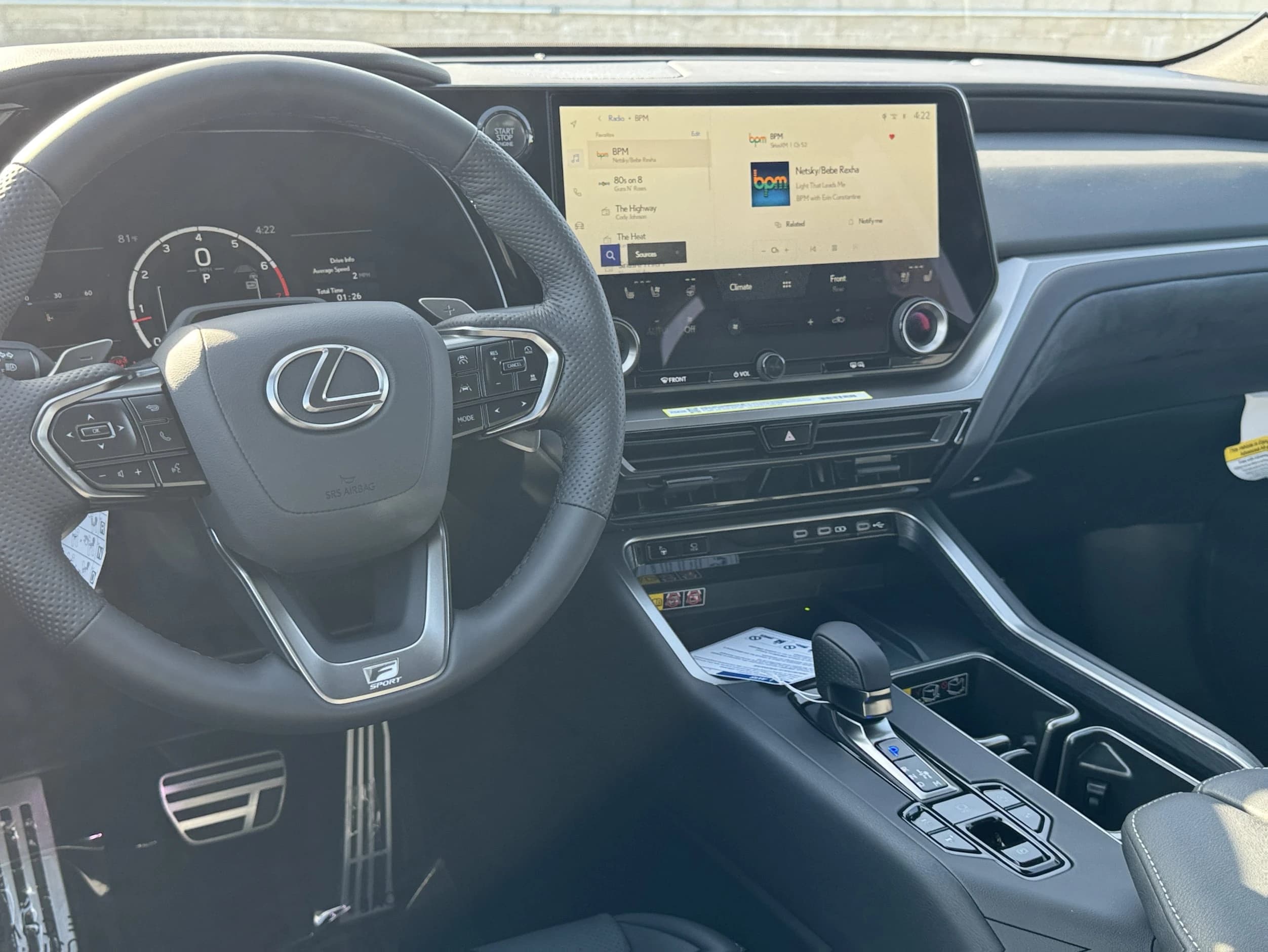 Lexus TX TX 350 F SPORT Handling AWD 2026 — side view