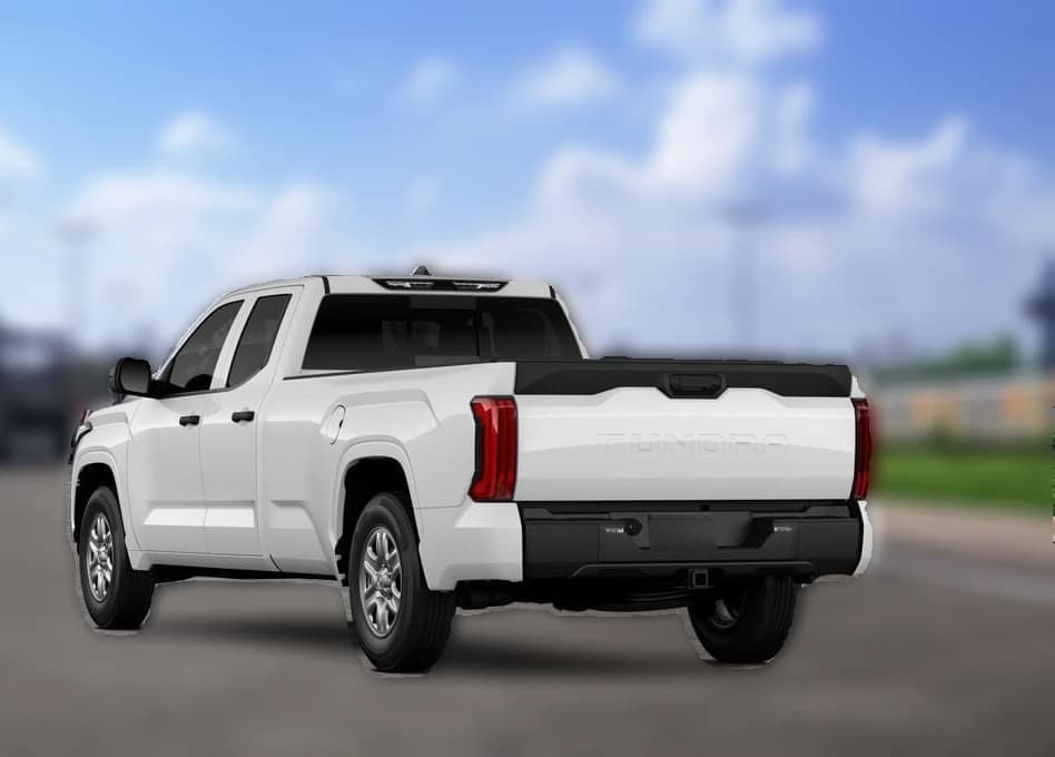Toyota Tundra 2WD SR Double Cab 8.1' Bed (Natl) 2026 — side view