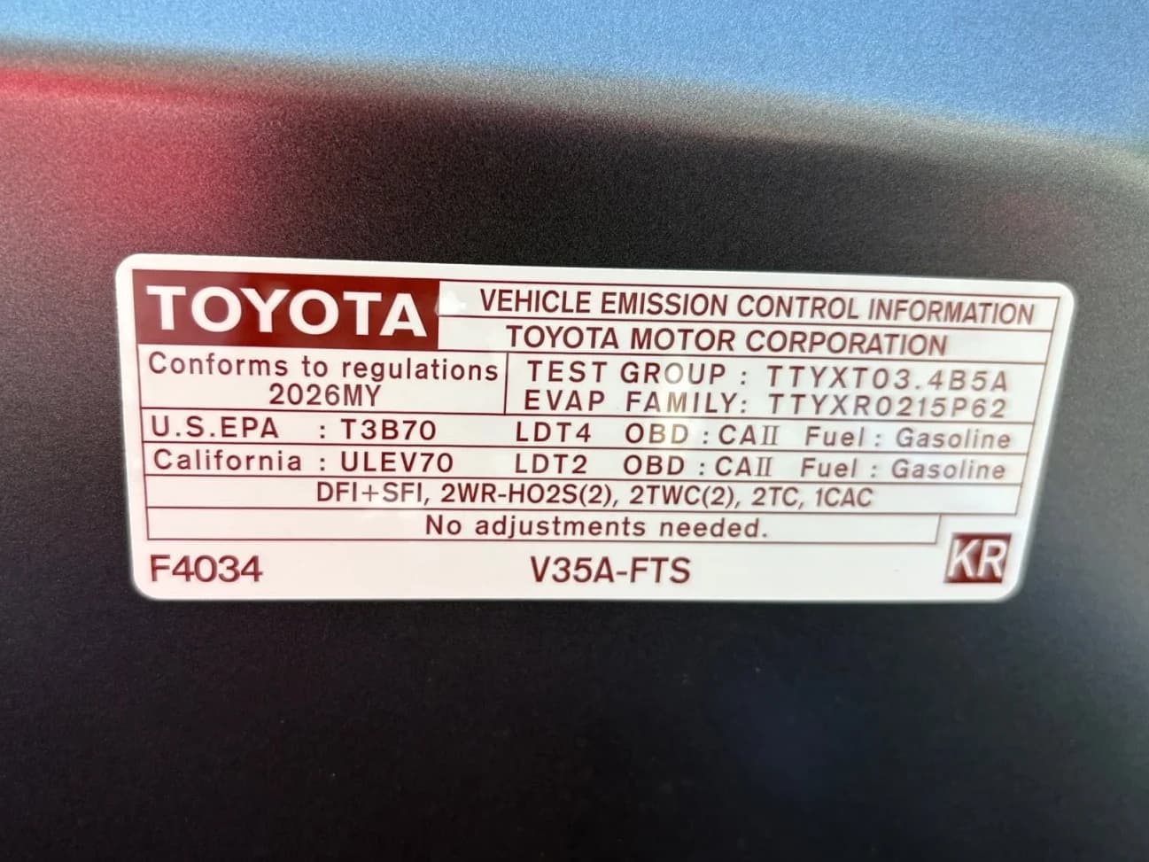 Toyota Tundra 4WD 1794 Edition CrewMax 5.5' Bed (Natl) 2026 — side view