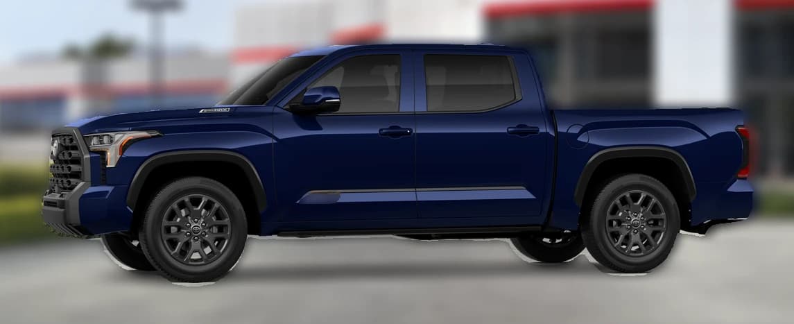 Toyota Tundra 4WD Platinum Hybrid CrewMax 5.5' Bed (Natl) 2026 — side view