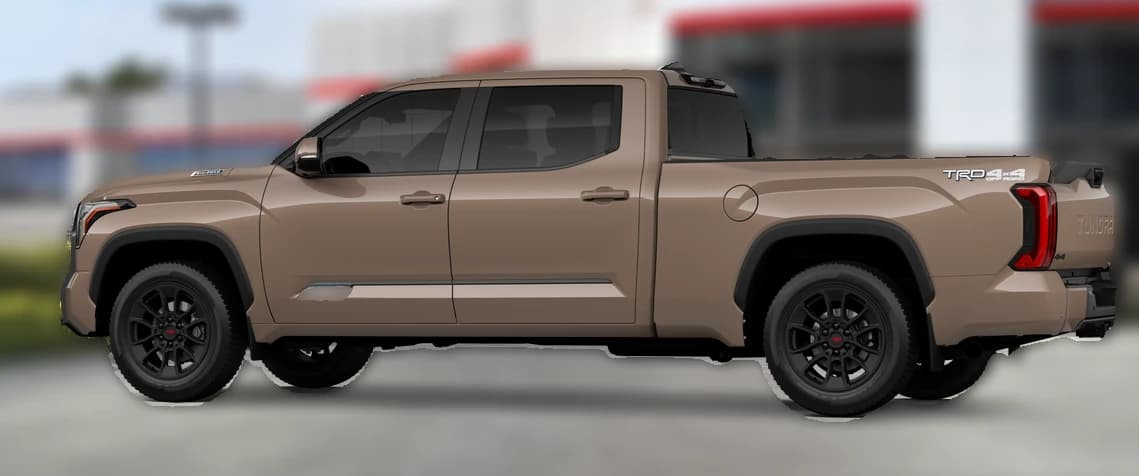 Toyota Tundra 4WD Platinum Hybrid CrewMax 6.5' Bed (Natl) 2026 — side view