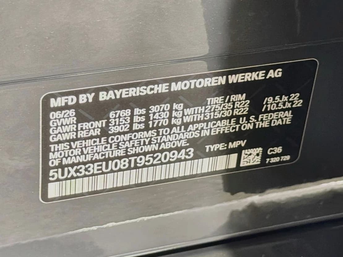 BMW X5 M60i Sports Activity Vehicle 2026 — side view