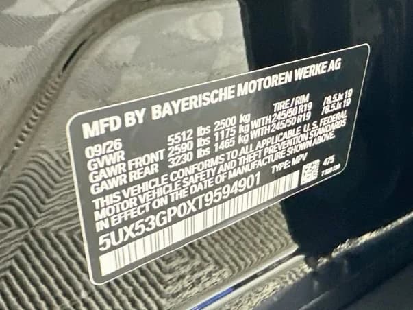 BMW X3 30 xDrive Sports Activity Vehicle 2026 — side view
