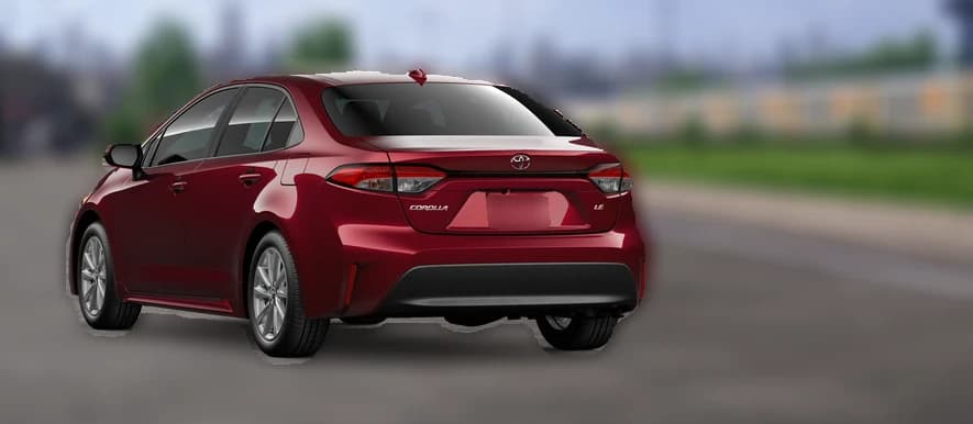 Toyota Corolla LE CVT (Natl) 2026 — side view