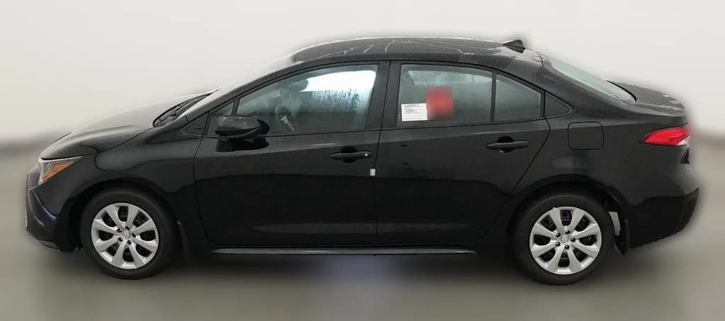 Toyota Corolla LE CVT (Natl) 2026 — side view